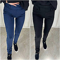 Жіночі лосини — No159/а (хутро) —ол-мн — Супермодні жіночі штани на хутрі, зимові штани лосини, теплі замшеві