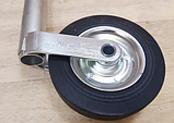 Опорне колесо причепа AL-KO діаметр 48 мм довжина 47-69 мм сталевий диск 150 кг, фото 4