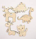 Набір ялинкових прикрас для розмальовування, фото 2