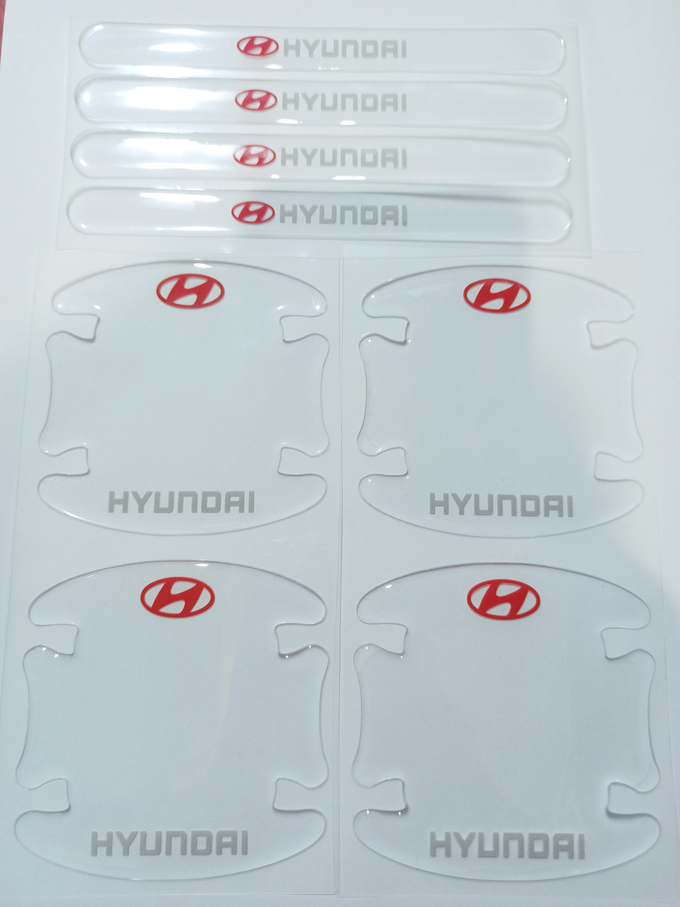Силіконові наклейки під ручки + на ручки Hyundai