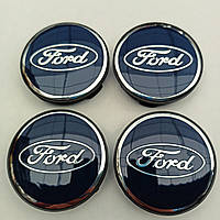 Ковпачки в диски Ford 55-59 мм сині