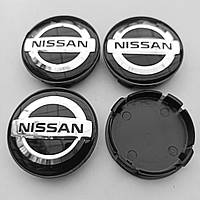 Ковпачки в диски Nissan 55-59 мм чорні