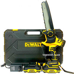 Акумуляторна пила DeWalt DCM190HN безщіткова (20 см 24V, 5 А) з індикатором заряду й автоматичним мастилом