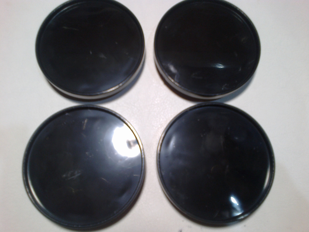 Ковпачок у диск діаметр 57 мм чорний