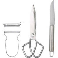 Набор кухонных ножей Bergner Helpy BG-3356-MM 3 предмета Отличное качество