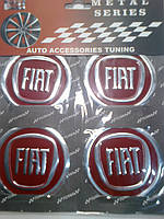 Наклейка на ковпак диска Fiat 60 мм