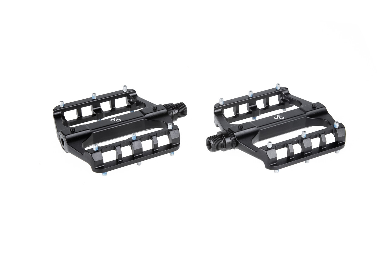 Педалі ONRIDE Ride Pro, алюміній (100 x 100), пром., змінні шипи, чорний