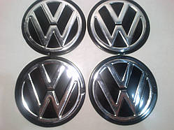Наклейка на ковпак диска Volkswagen 90 мм