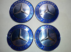 Наклейка опукла на ковпачок диска Mercedes Benz 65 мм