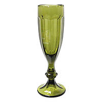 Бокал для шампанского OLens Вена 16952-25 150 л зеленый Отличное качество