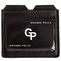 Кардхолдер Grande Pelle 307610 натуральная кожа черный цвет хорошее качество