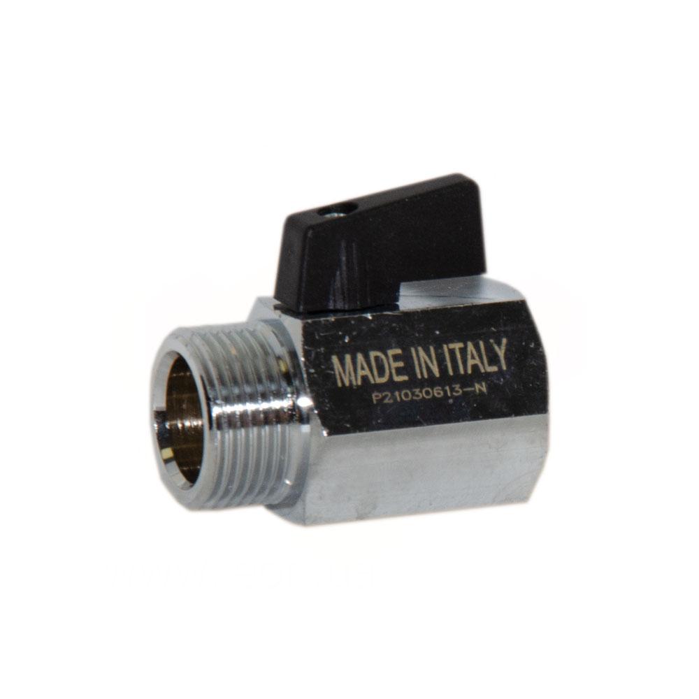 Кран кульовий міні Bonomi Niagara ВН 1/2" хромований (Італія) 77200004