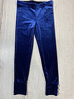 Лосини для дівчинки вельветові Carters 258G782 110 см Синій