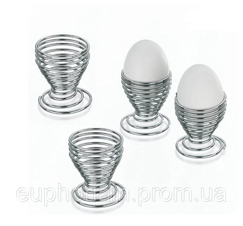 Набор подставок для яиц Kela Globul 17580 5х6 см 4 шт Отличное качество - фото 1 - id-p2078474728