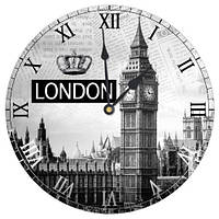 Часы настенные круглые LONDON, 36 см