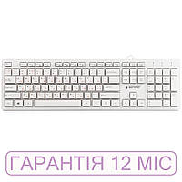 Клавиатура на комп Gembird MCH-03 White (белая), с разъемом USB, проводная, мембранная