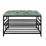 Пуф LOFT середній 75см. Банкетка кована ЛОФТ. Прихожа, фото 3