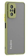 Чохол Matte Armor Xiaomi Redmi Note 10 Pro Khaki - Yellow
