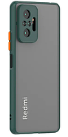 Чохол Matte Armor Xiaomi Redmi Note 10 Pro Pine Green - Orange