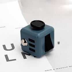 Кубик антистрес Fidget Cube 14126 3.5х3.5х4 см темно-синій із чорним