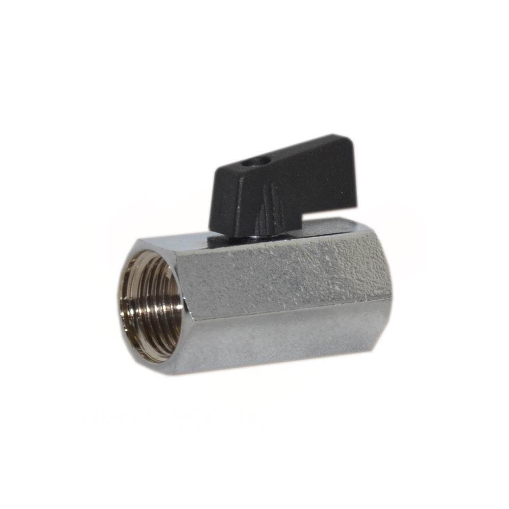 Кран кульовий міні Bonomi Niagara ВВ 3/4" хромований (Італія) 77000006, фото 1