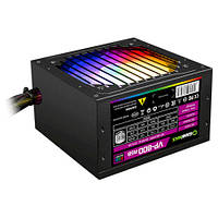 Питание ATX 800W, RGB, Box, APFC, 12см Вентилятор, 80 GameMax VP-800-RGB