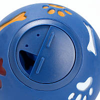 Игрушка-кормушка для животных Мячик 11090 7.5 см синяя Отличное качество