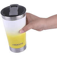 Термокружка Ardesto Bright City AR-2647-YL 470 мл желтая Отличное качество