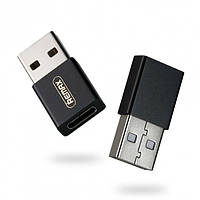 Переходник Joymove Type-C (F) to USB (М) Remax RA-USB3-black Отличное качество