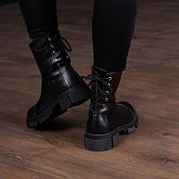 Ботинки женские Fashion Jinx 90087 36 размер 23,5 см Черный (уценка) Отличное качество Размер 36