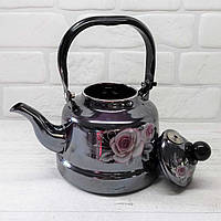 Чайник на плиту Edenberg Розы EB-3354-Roses-Black 1.1 л черный Отличное качество
