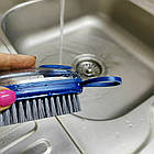 Багатофункціональна господарська щітка з дозатором для мийного засобу — Hydraulic Cleaning Brush, фото 3
