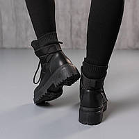 Ботинки женские Fashion Troktsky 3859 41 размер 26 см Черный Отличное качество Размер 36
