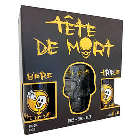 Пивний набір Coffret Tete De Mort 4x33cl 1 Verre