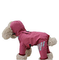 Дождевик-комбинезон для собак 11513 M розовый Отличное качество