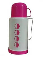 Термос питьевой с чашкой Frico FRU-256-Pink 1.2 л розовый Отличное качество