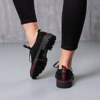 Туфли женские Fashion Tucker 3784 36 размер 23,5 см Черный Отличное качество Размер 36