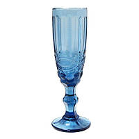 Бокал для шампанского OLens Винтаж 34215-14-2 180 мл синий Отличное качество