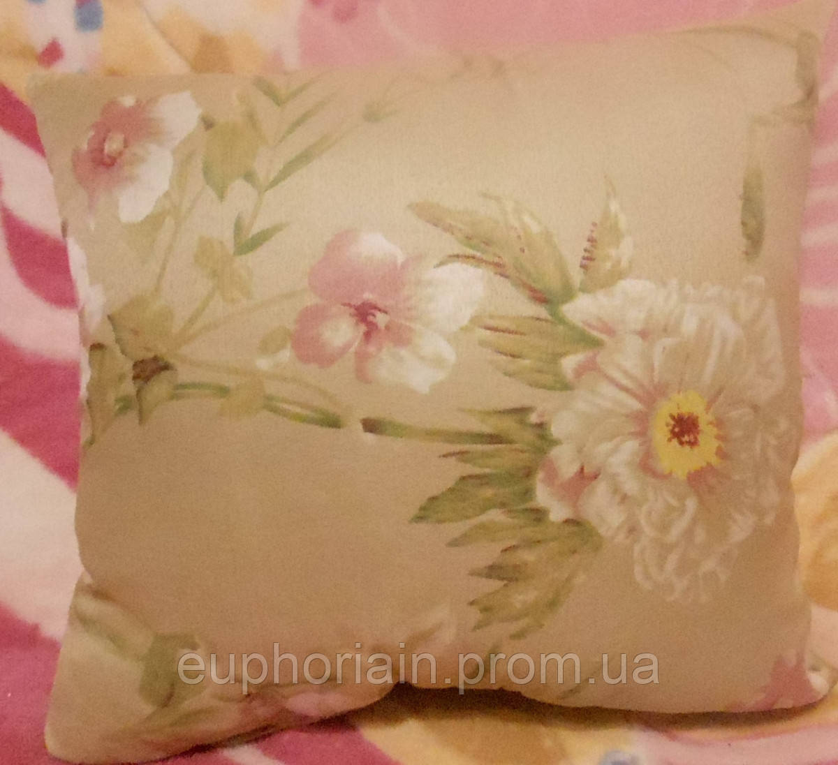 Силиконовая подушка от украинского производителя 50х50 см 54788 Отличное качество - фото 9 - id-p2078627422