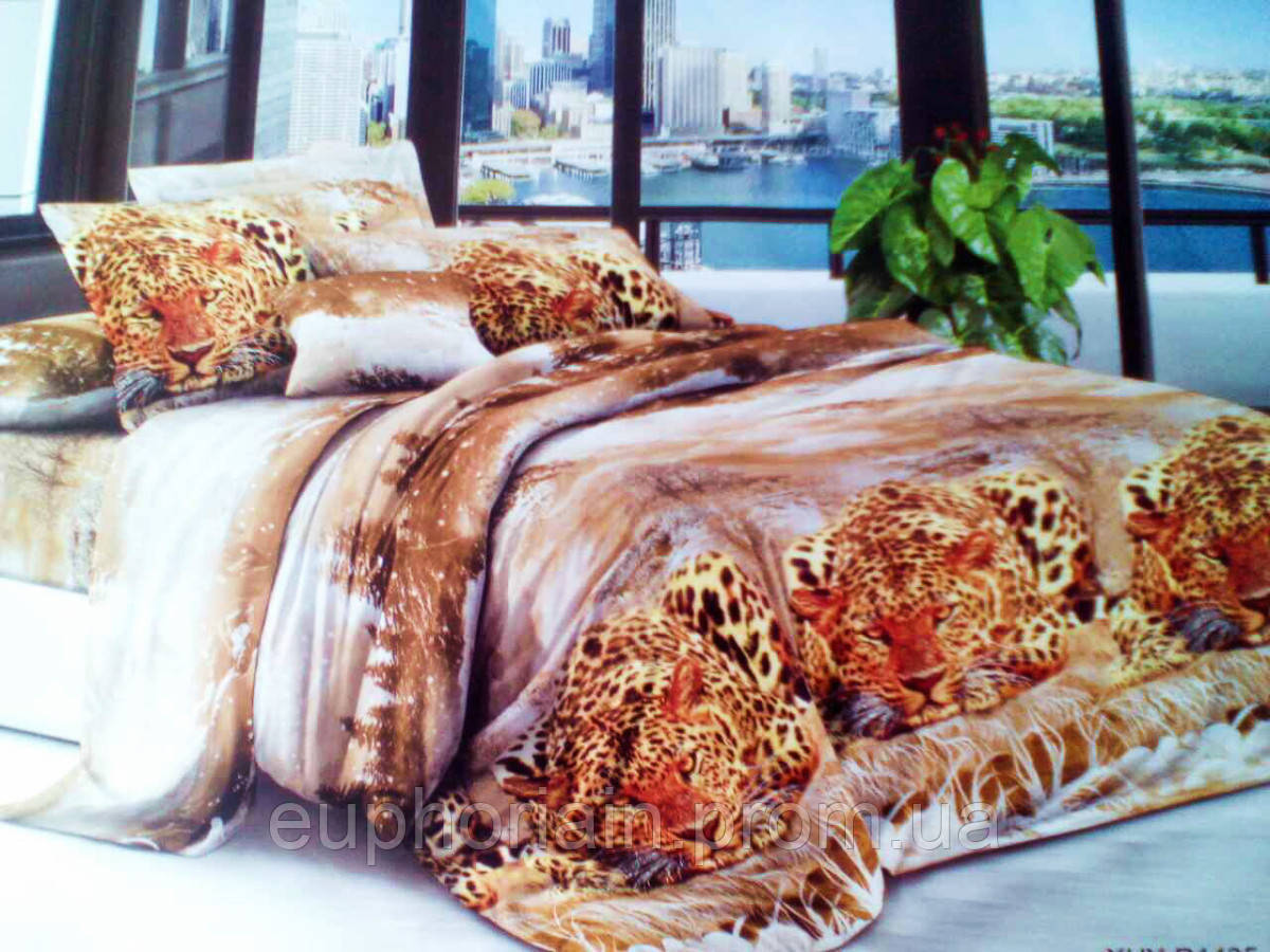 Комплект постельного белья от украинского производителя Polycotton Двуспальный 90924 Отличное качество - фото 2 - id-p2078605019