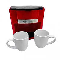 Кофеварка капельная Domotec MS-0705 500 Вт красная Отличное качество