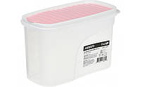 Контейнер для сыпучих продуктов Ardesto Fresh AR-1212-PP 1200 мл розовый Отличное качество