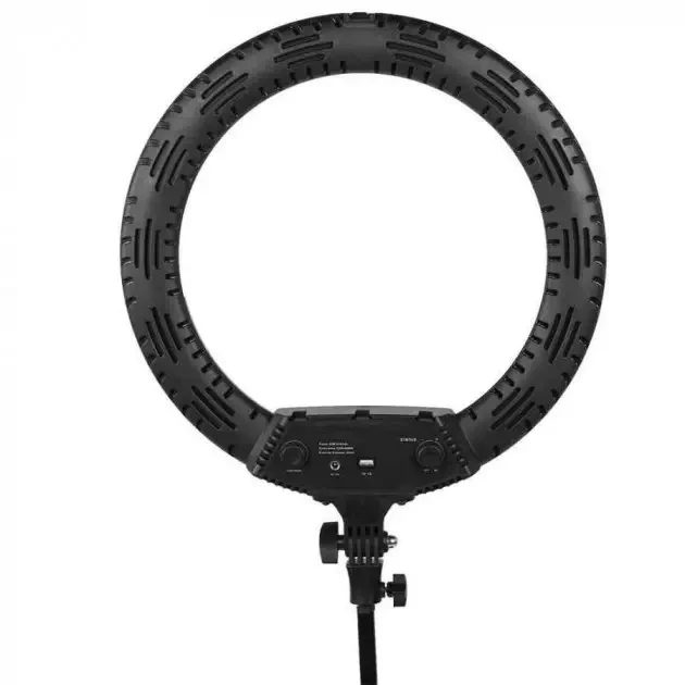 Кільцева лампа на 45 см із дзеркалом KY-BK416 Кільцева лампа з кріпленням для телефону, фото 1