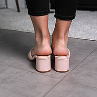 Мюли женские Fashion Kaaisa 2831 39 размер 25 см Розовый Отличное качество Размер 36