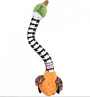 Игрушка для собак GiGwi Crunchy Утка с хрустящей шеей и пищалкой 54 см Черный (75025) PM, код: 7687805