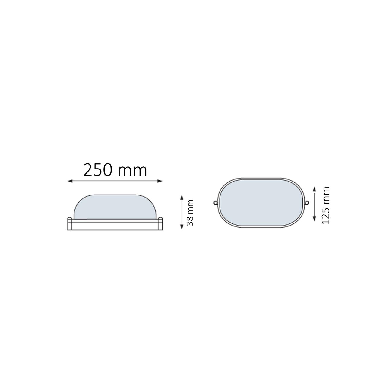 Светодиодный cветильник влагозащищенныйFARADAY-24 24W IP65 белый 6400К - фото 2 - id-p2078694133