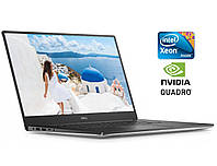 Ноутбук Dell Precision 5520/ 15.6" 3840x2160 Touch/ Xeon E3-1505M v6/ 8GB RAM/ 256GB SSD/ Quadro M1200 4GB