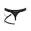 Чоловічі трусики танга з підв’язкою Passion 058 THONG BILL XXL/XXXL Black, фото 7