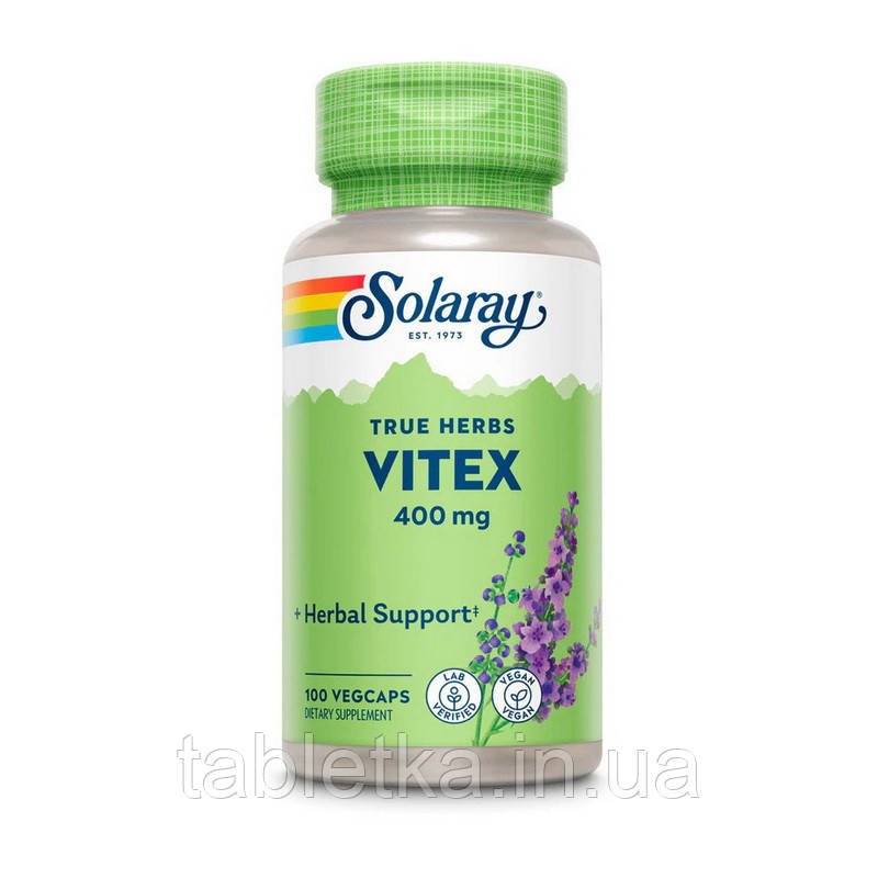 Solaray Vitex 400 mg (100 veg caps)