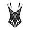 Боді з великими вирізами Obsessive B139 crotchless teddy S/M/L, з доступом, фото 5